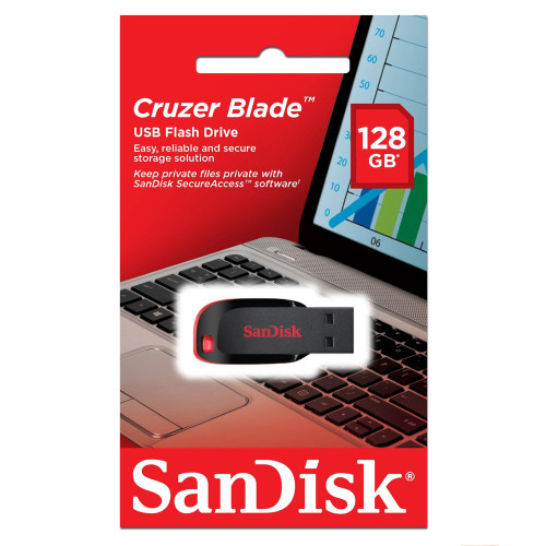 Flash Memory USB 2.0 SanDisk SDZ50 - 128GB